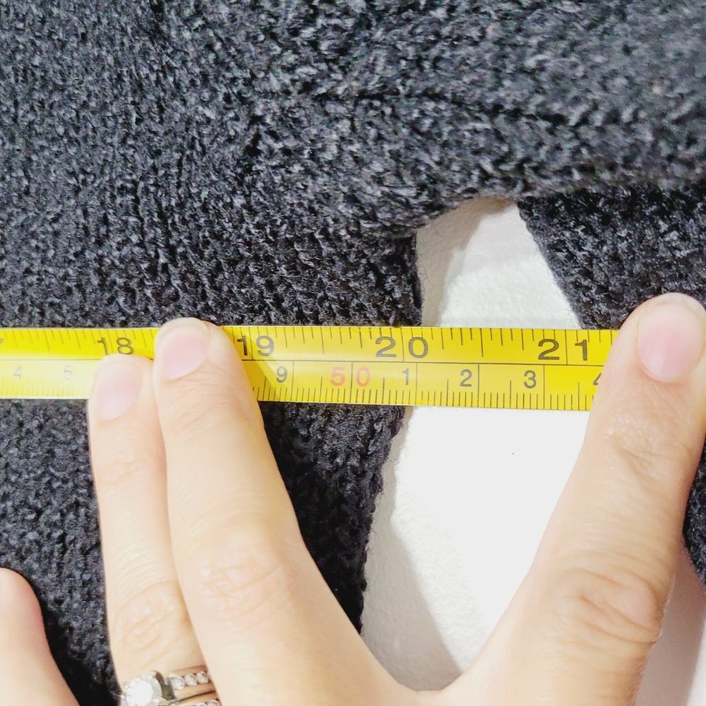 Penmans Black Knit Pullover Sweater Top V-Neckline Vintage Preppy Womens M - Picture 9 of 10